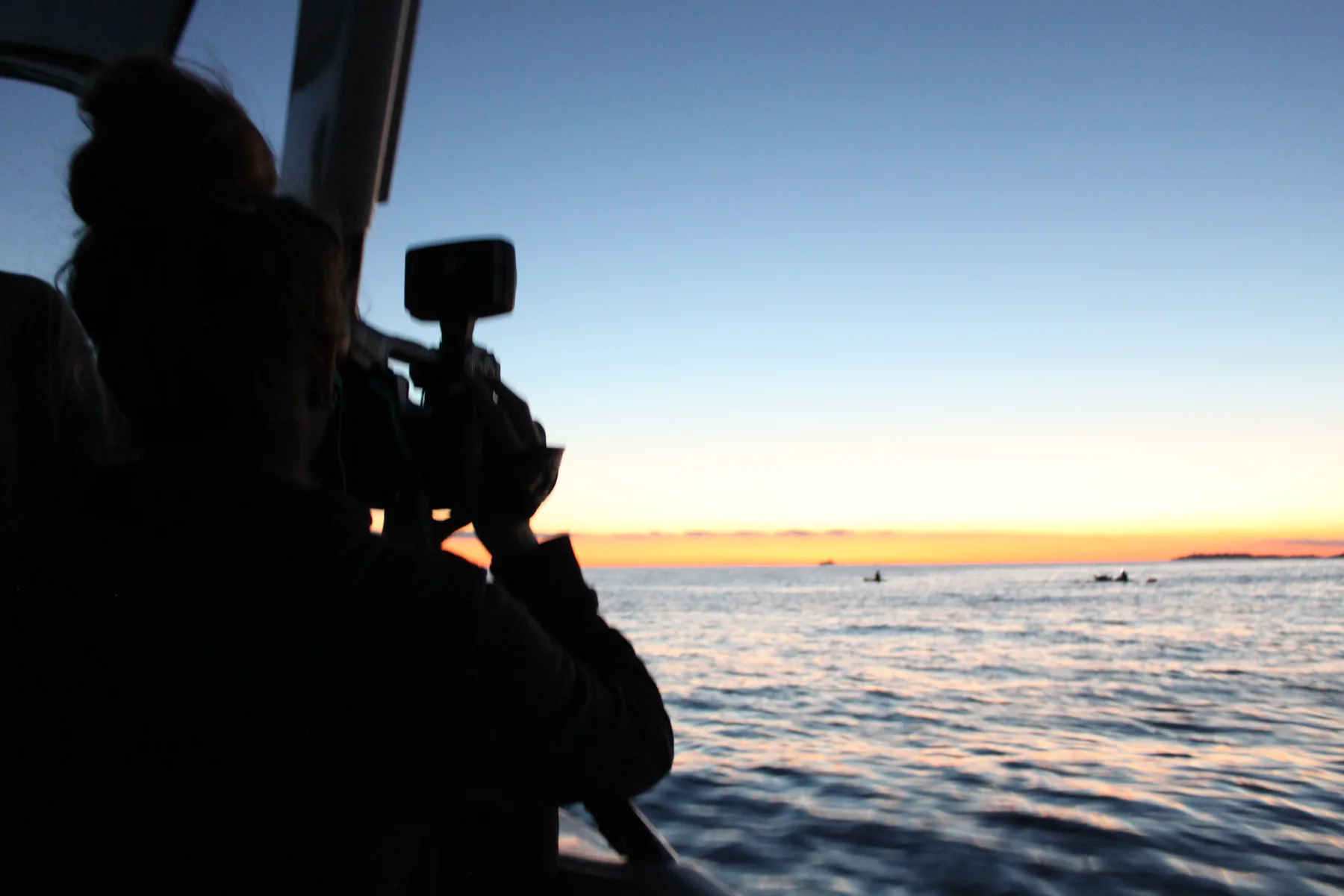 Horizon pendant la traversée